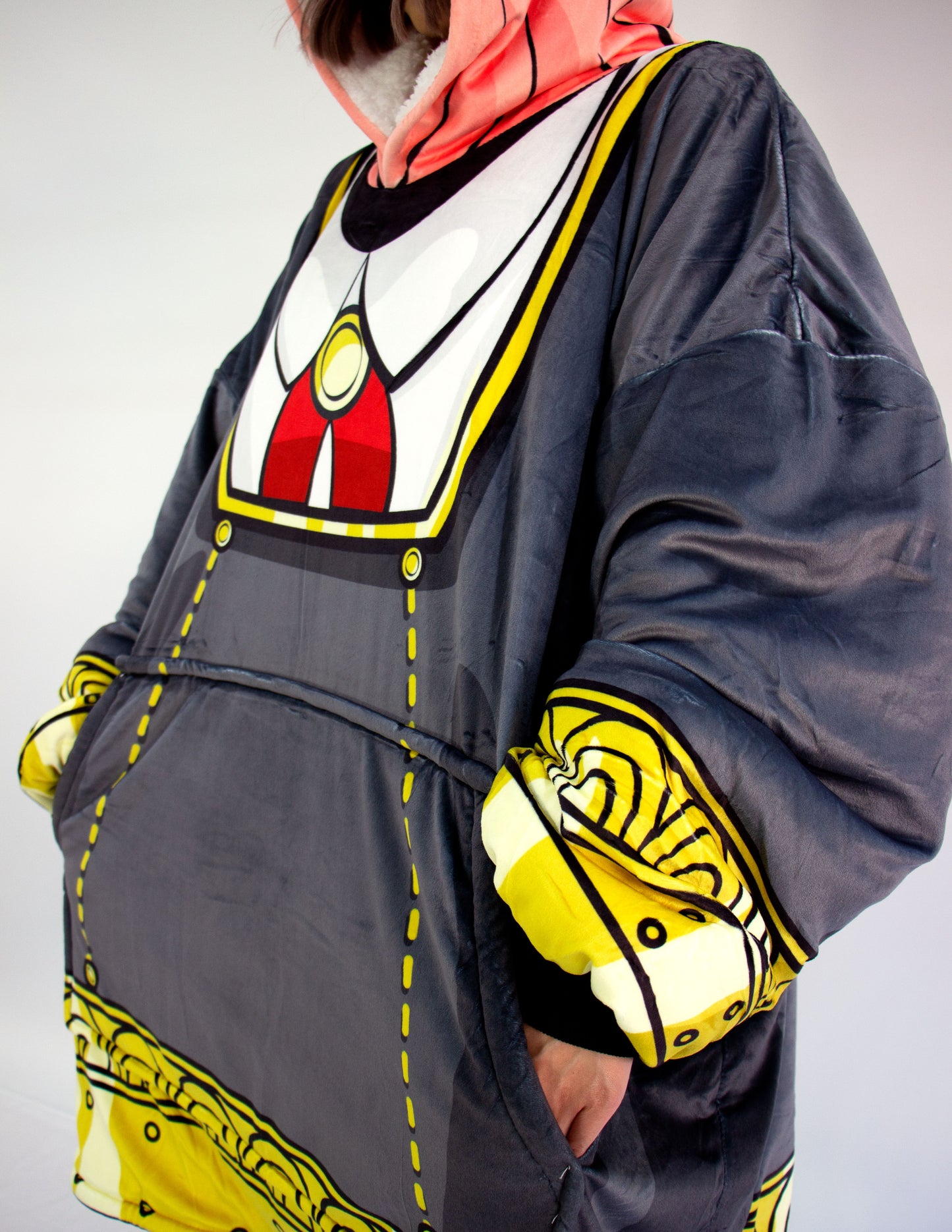 Psychic School Girl - Anime Inspired Oversized Hoodie Blanket