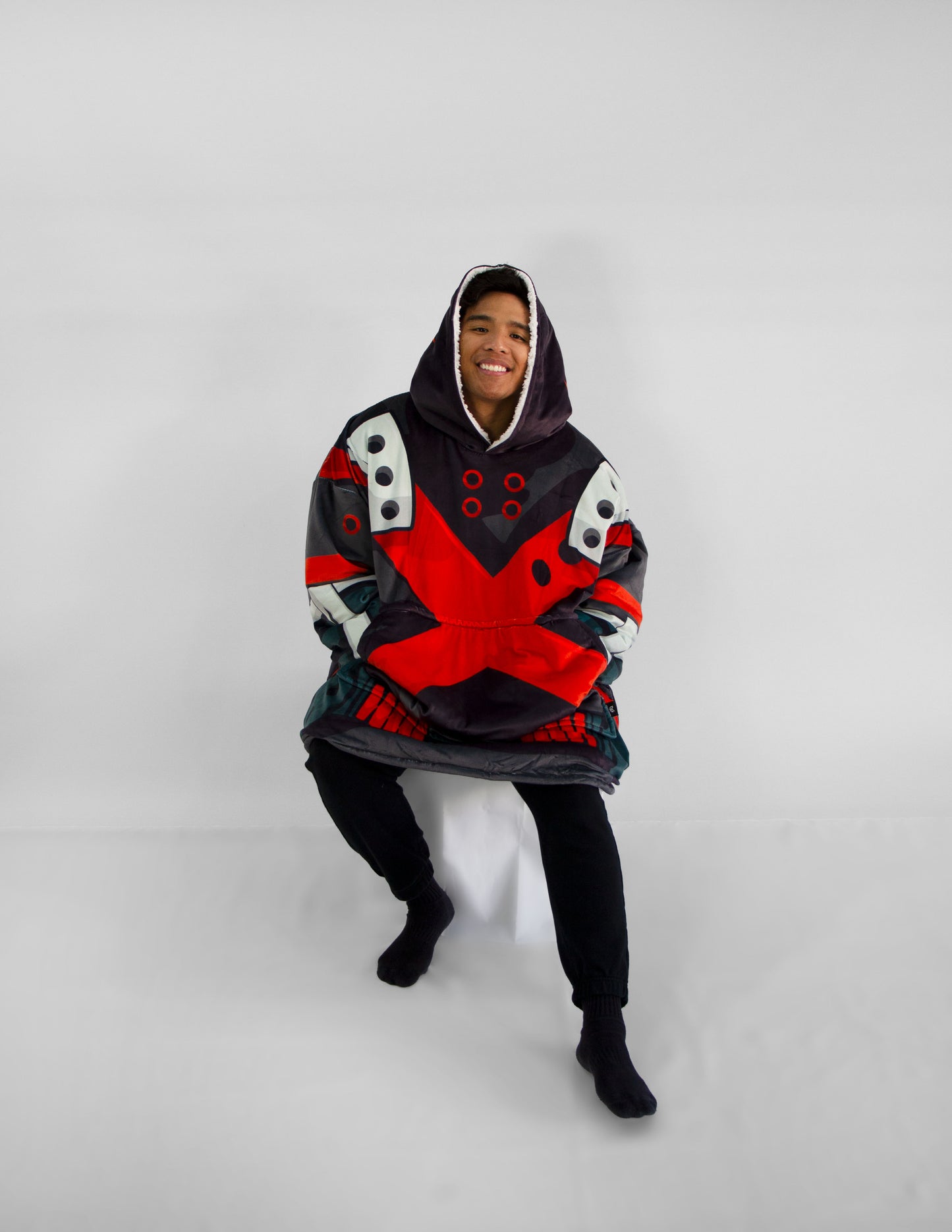 Hero School Rival - Anime inspired Oversized Hoodie Blanket