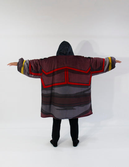 Fire - Anime Inspired Hoodie Blanket