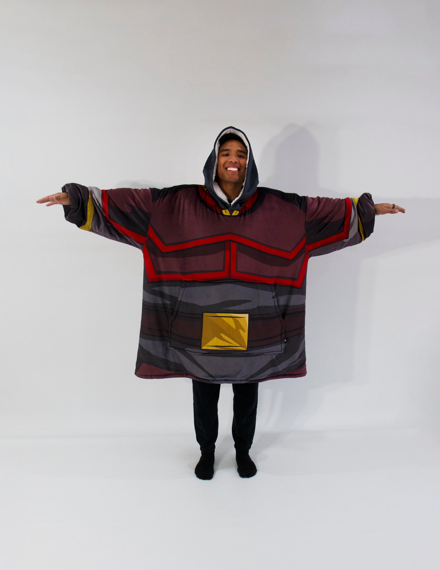 Fire - Anime Inspired Hoodie Blanket