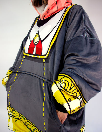 Psychic School Girl - Anime Inspired Oversized Hoodie Blanket