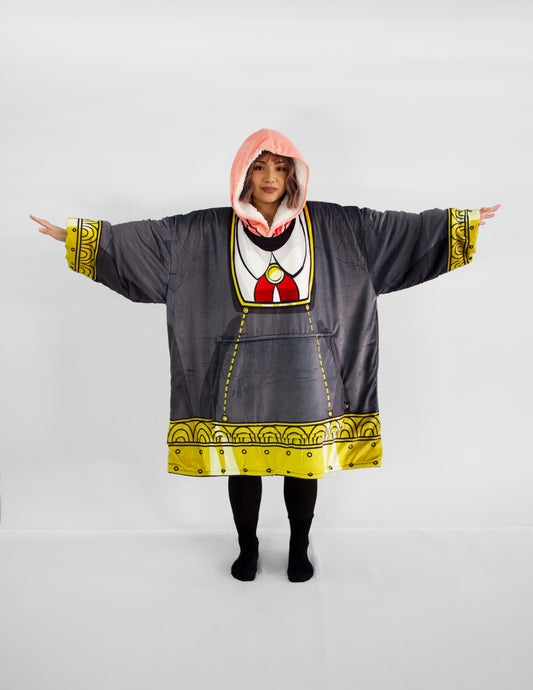Psychic School Girl - Anime Inspired Oversized Hoodie Blanket