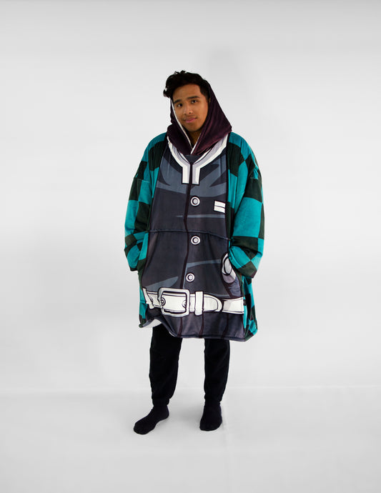 Slayer Brother - Anime inspired Oversized Hoodie Blanket